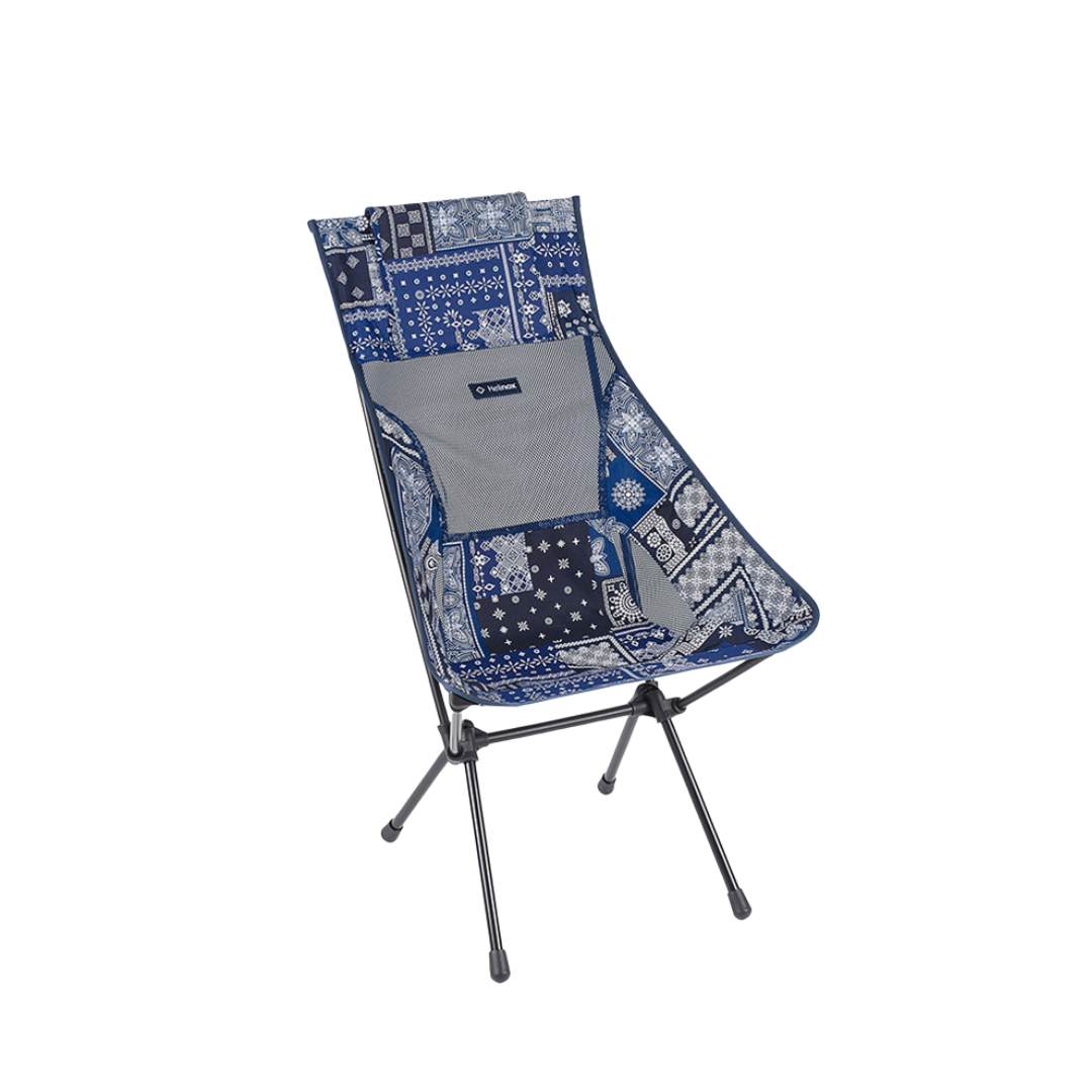Helinox｜Sunset Chair｜拼接圖騰藍