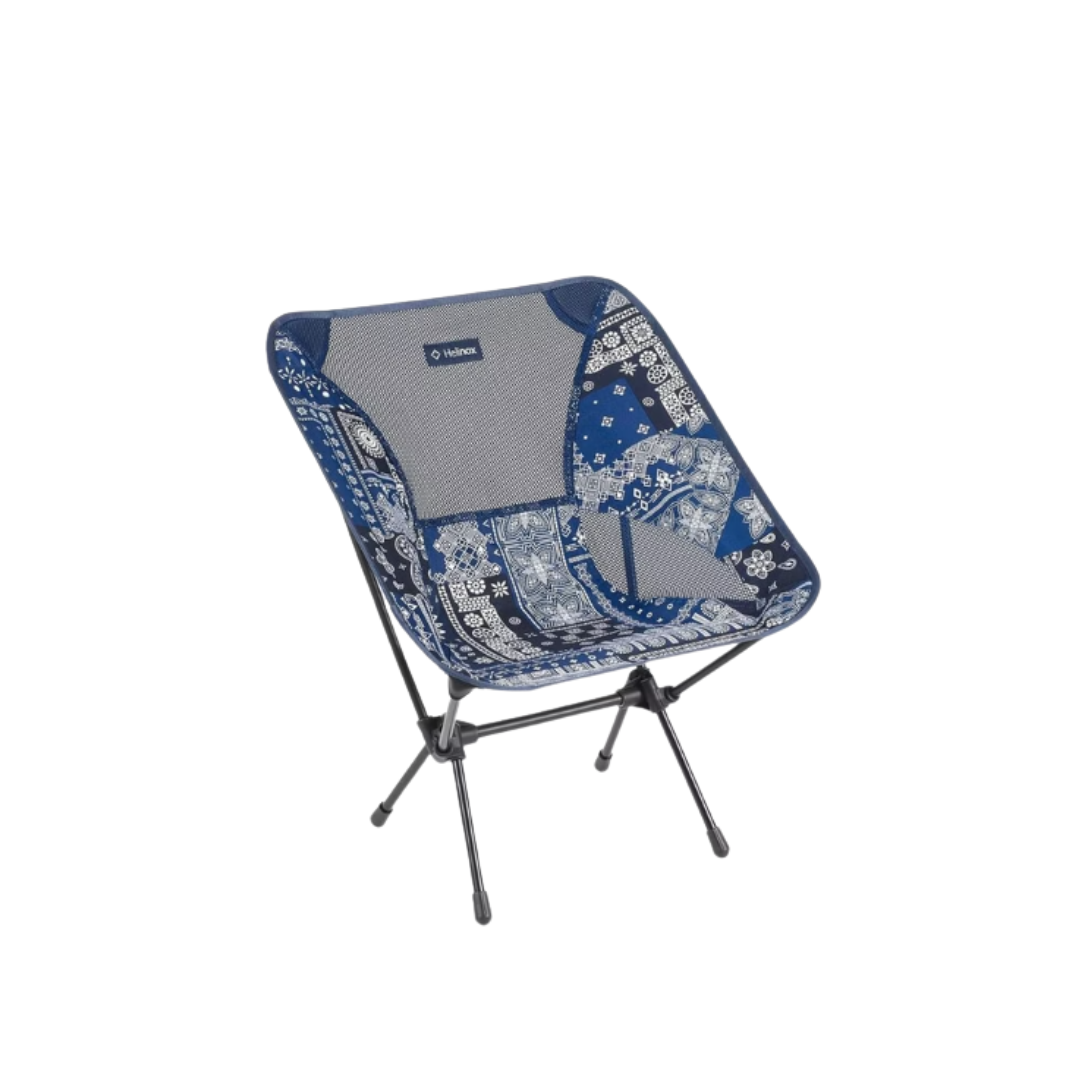 Helinox｜Chair One｜拼接圖騰藍