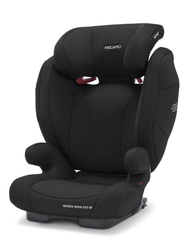 RECARO Monza Nova Evo SeatFix 汽車座椅 - 深黑