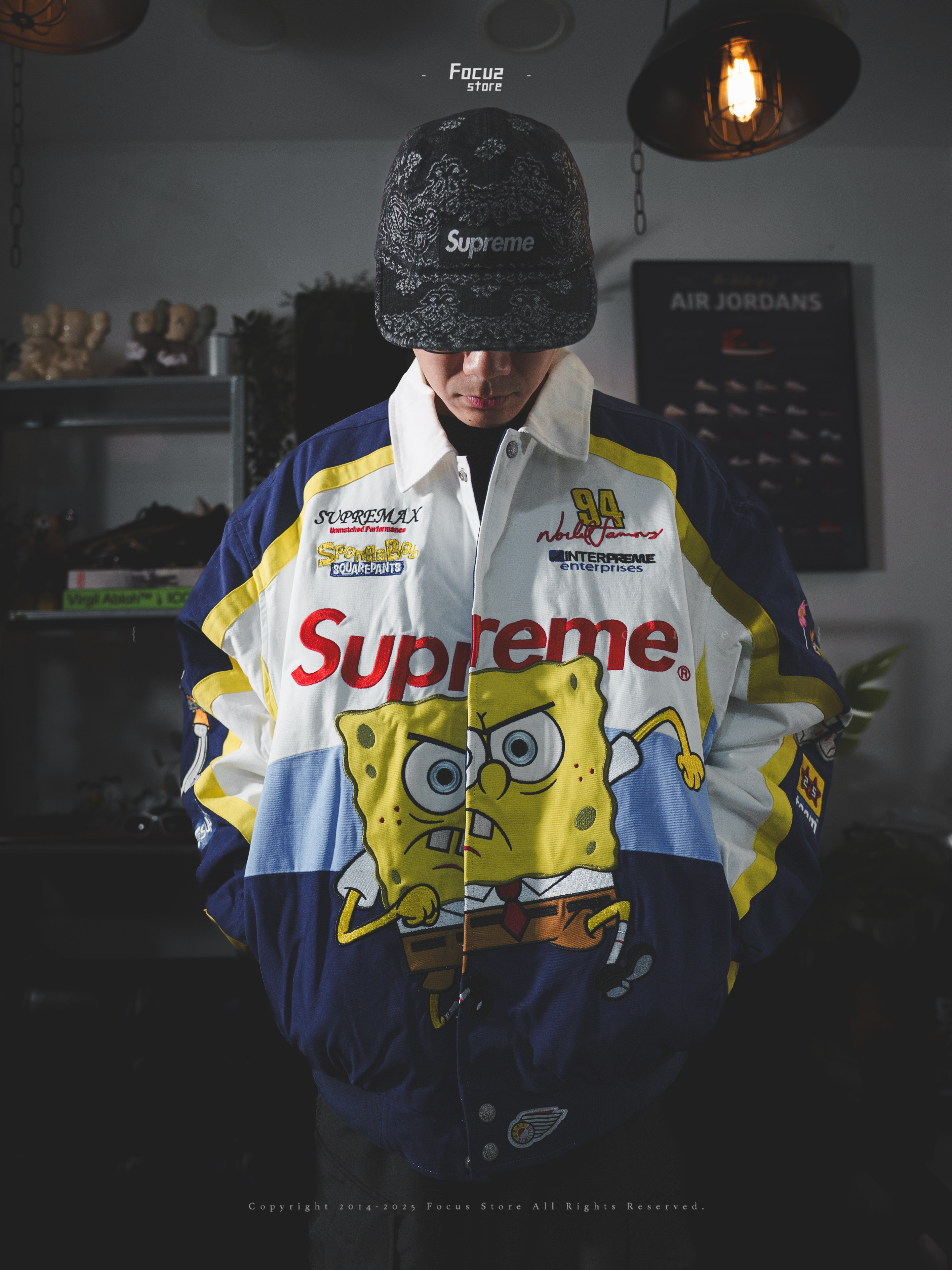 Focus Store】現貨秒發Spongebob Squarepants x Supreme SS25