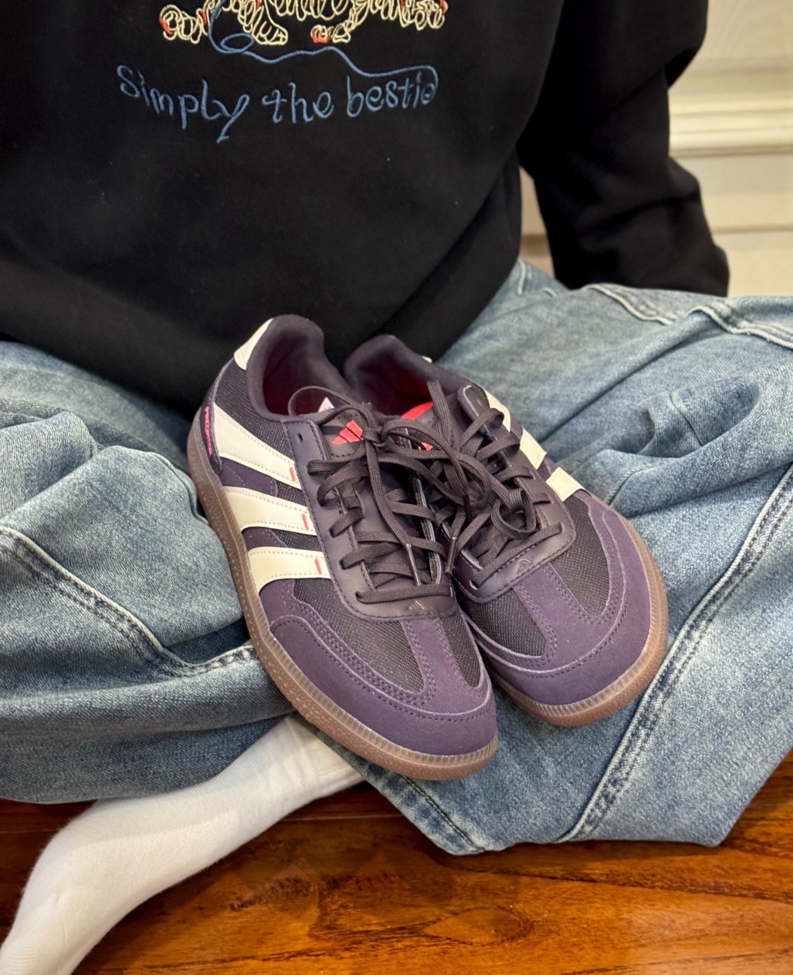 adidas Predator Freestyle 紫色足球鞋 男款｜防滑耐磨舒適潮款