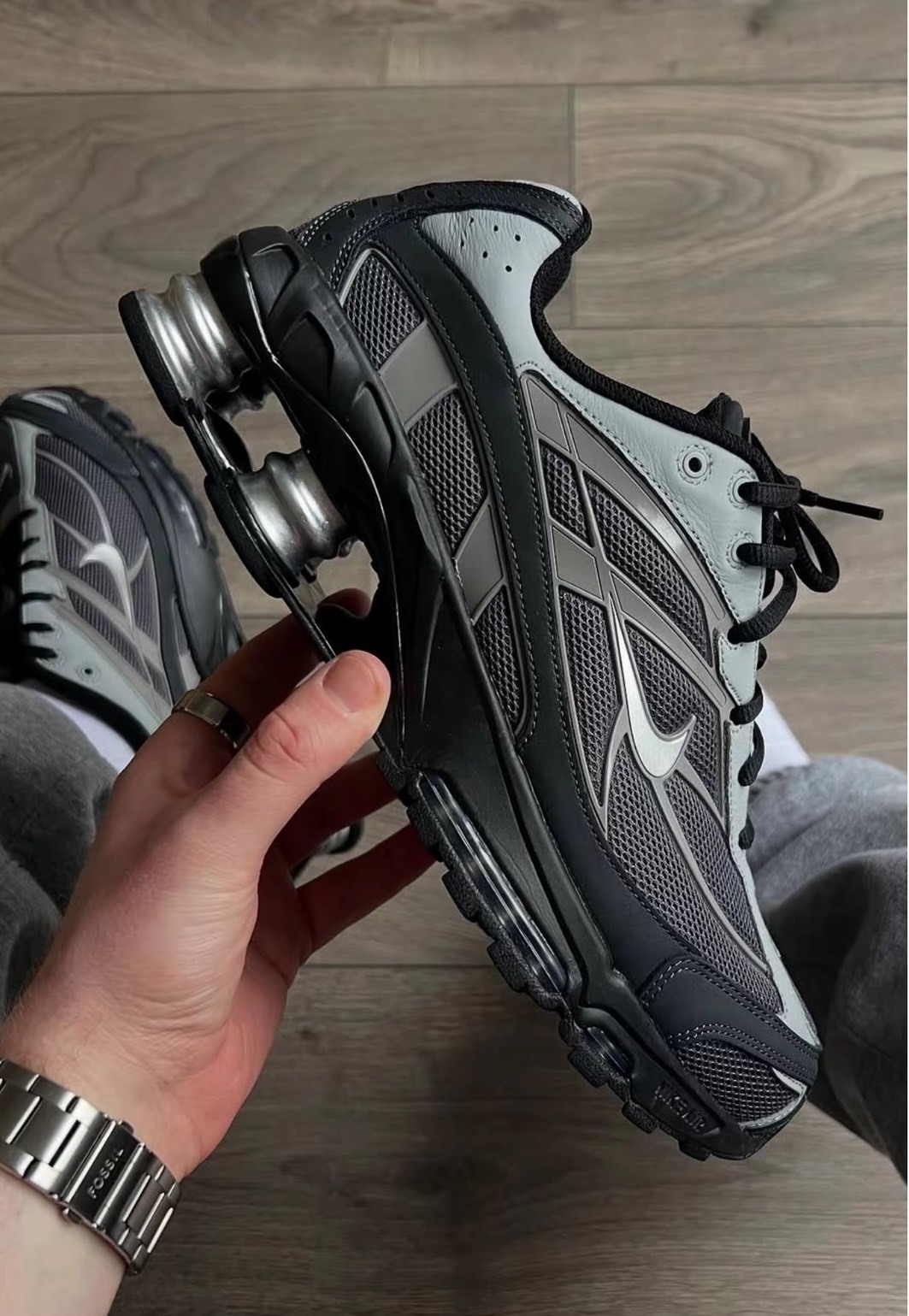 Nike Shox Ride 2 黑色避震跑步鞋 男女同款｜Light Graphite 舒適防滑低筒潮鞋