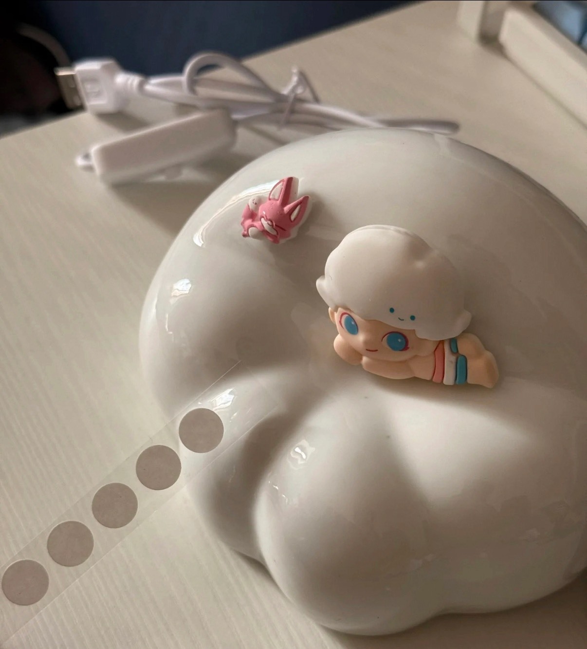 POP MART DIMOO 雲朵陶瓷燈｜潮流居家擺飾 夜燈收藏