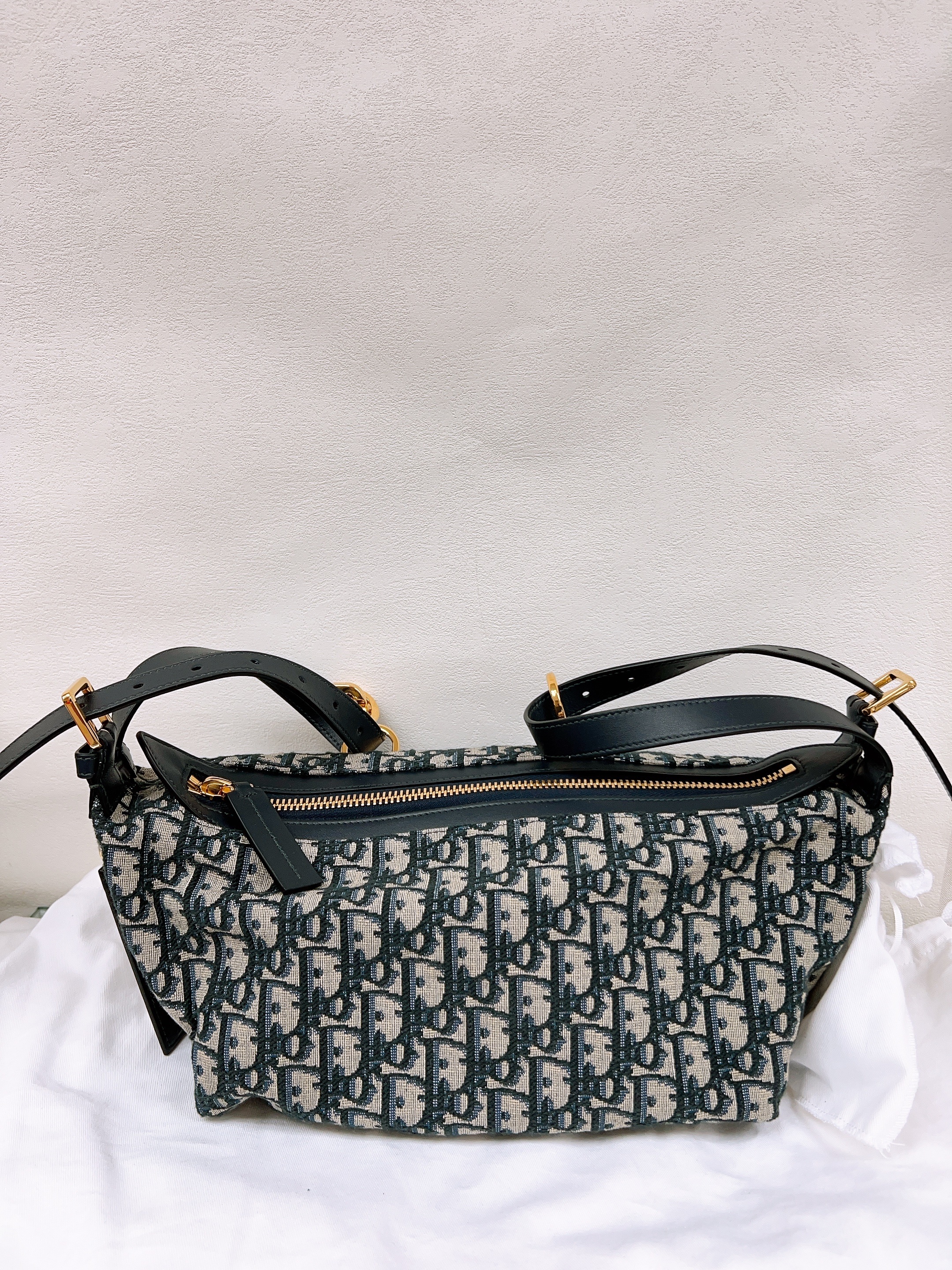 *Unused* Dior d-journey small (blue oblique)