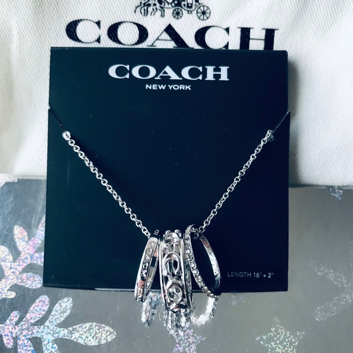 【預訂】Coach Signature Rondell Necklace