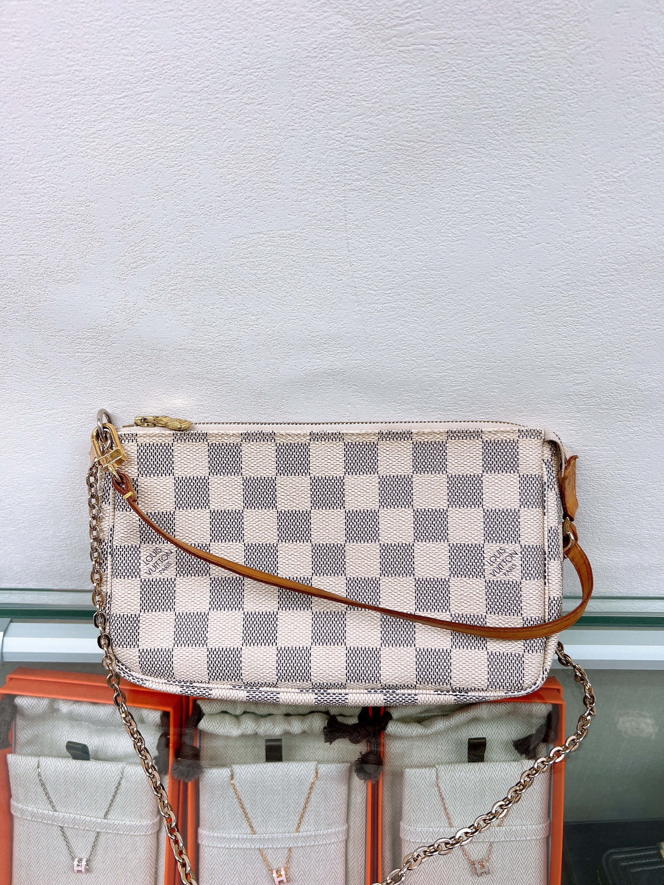 Lv pochette damier azur vintage 大麻將包