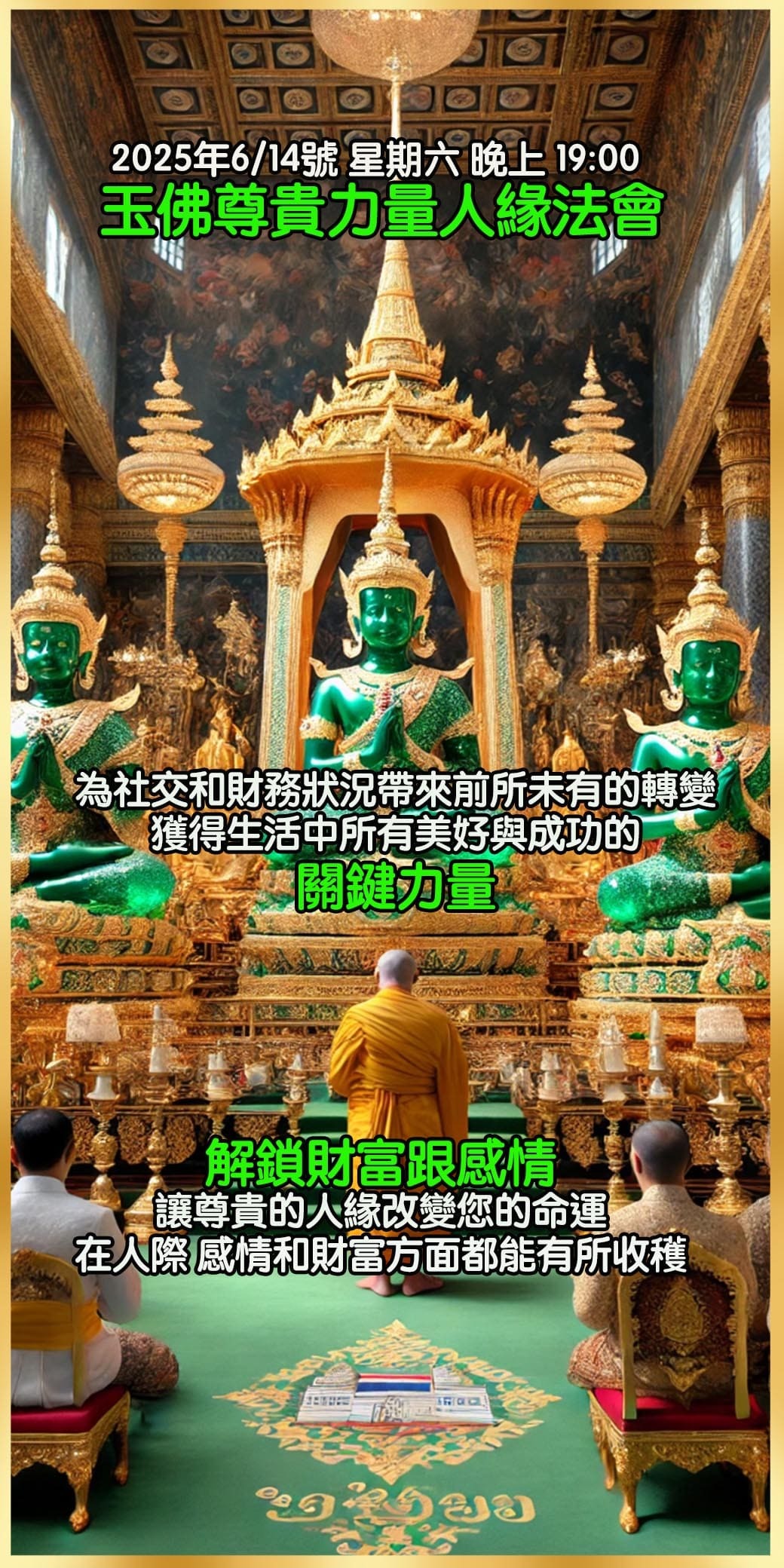 好運佛堂2025年6月轉運法會