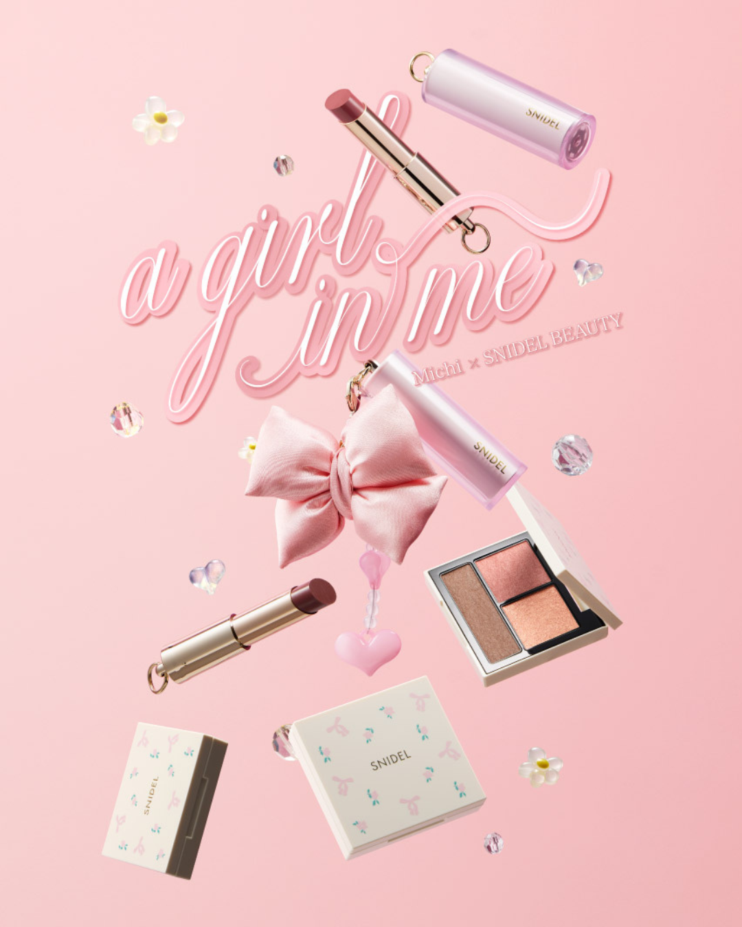 [限定] SNIDEL BEAUTY x MICHI Tailored Color Eyes EX10 / Rouge Couture EX03 &EX04