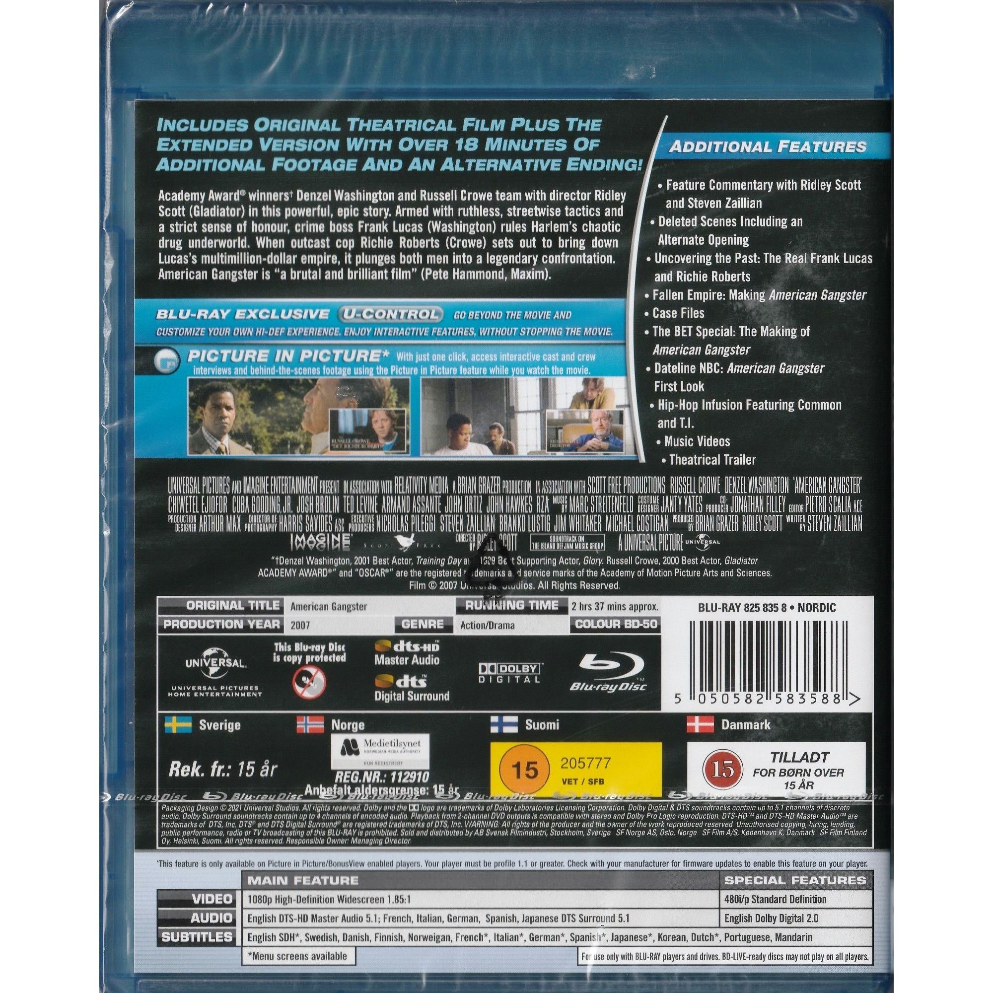 犯罪帝國 (2007) (Blu-ray) (北歐版)