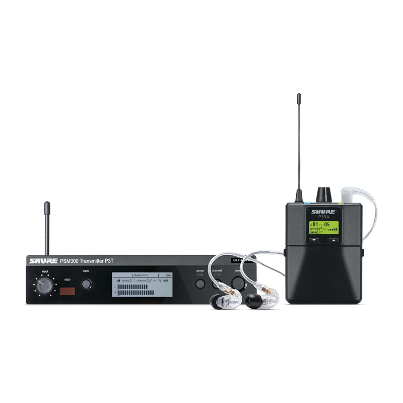 SHURE P3TRA215CL PSM300 專業級無線監聽系統（含 SE215-CL 耳機）