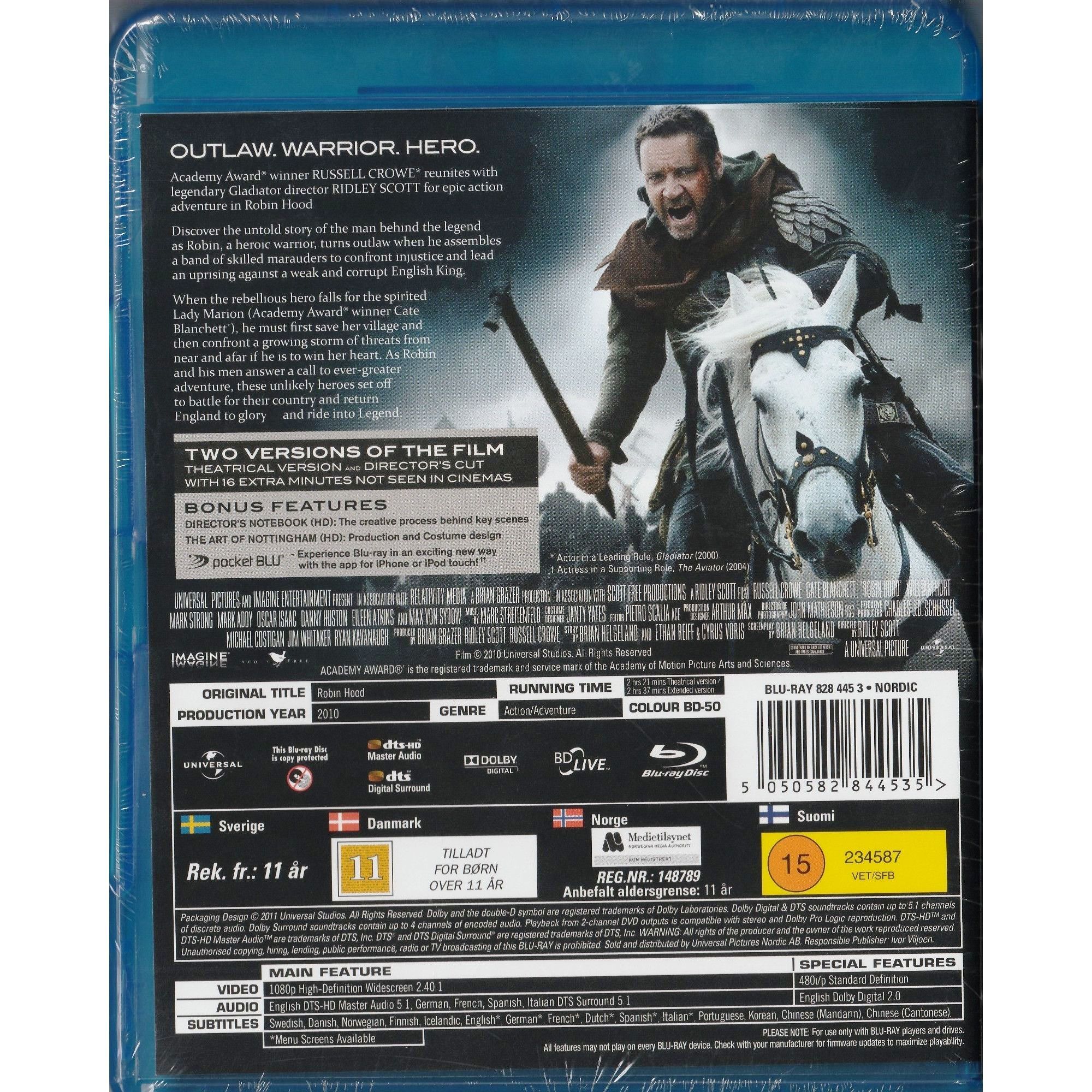 俠盜．驕雄 (2010) (Blu-ray) (北歐版)