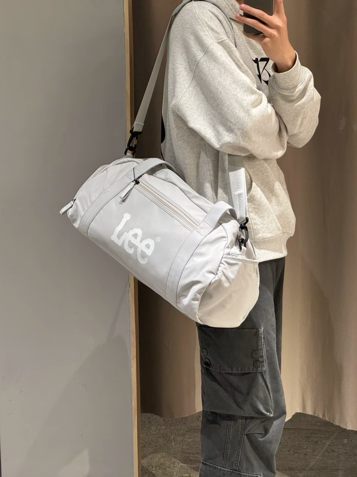 （現貨）LEE 健身包 行李袋 旅行袋 LE240139M