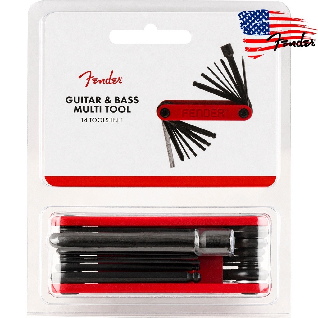 Fender 0990654020 Multi-Tool 14合1 Guitar & Bass 調整工具