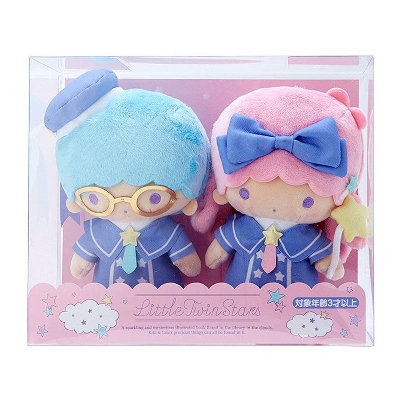 日版Sanrio Little Twin Stars 校園風系列 對裝公仔