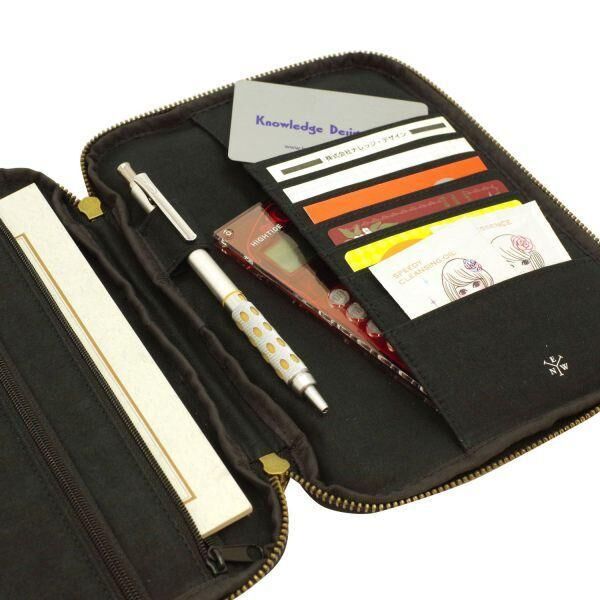 大開口收納 帆布 收納包 B6筆記本適用｜HIGHTIDE 日本