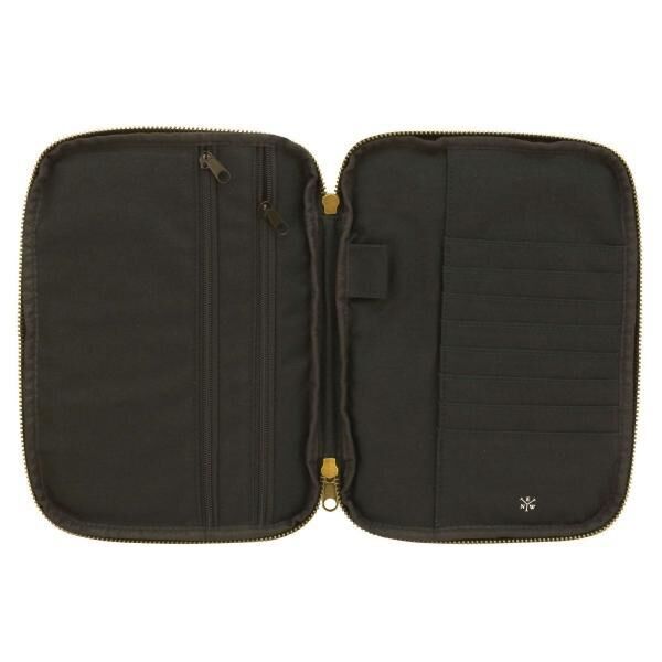 大開口收納 帆布 收納包 B6筆記本適用｜HIGHTIDE 日本