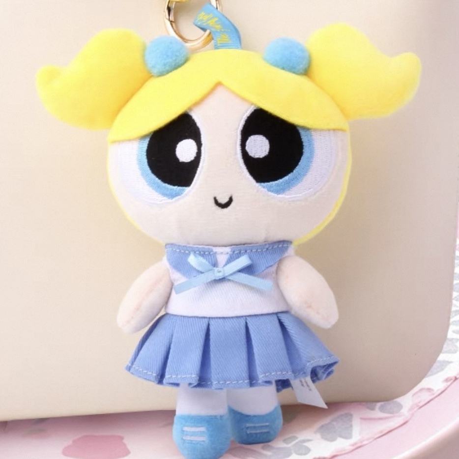 飛天小女警 美少女 吊飾 制服 學生服 絨毛玩具 造型 可愛