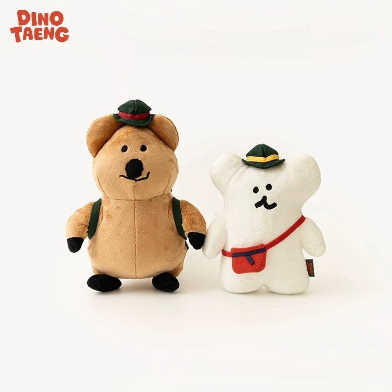 韓國 DINOTAENG QUOKAA & BOBO 毛絨玩偶