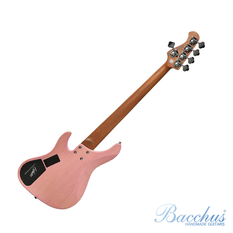 簽名款 Bacchus WL524-H.J.FREAKS PINKS 主動式 五弦 電貝斯
