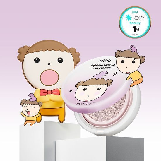 《Olive young連線》athe Vegan Relief Lighting Tone Up Sun Cushion SPF50+ PA++++ 12g