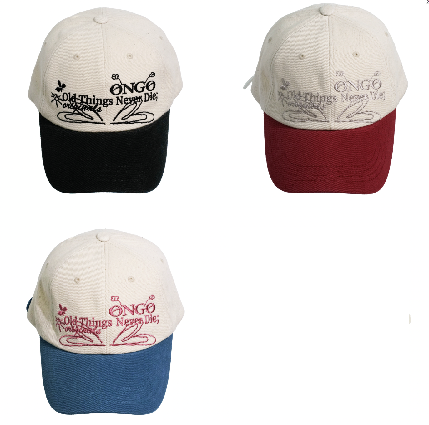 【ONGO】韓国 FLOWER KNOT CAP 新色3color 男女兼用 韓國ONGO [FLOWER] KNOT CAP 3款新色