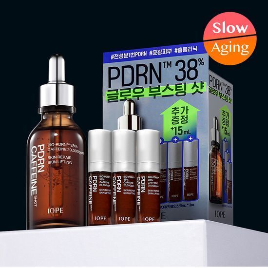 IOPE PDRN Caffeine Shot Ampoule 30ml (+5ml X3)