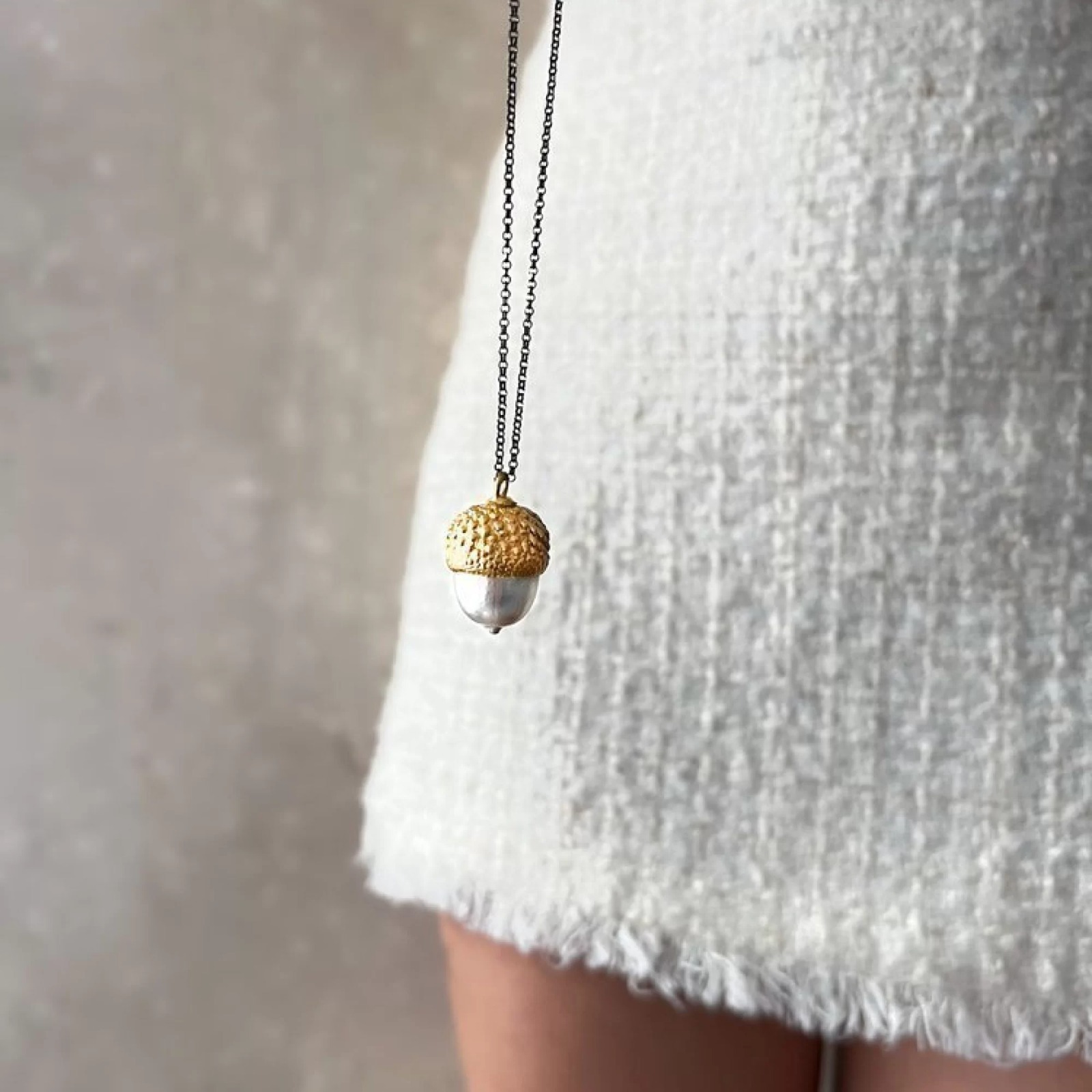 1TA0524-438 THALLO Dreamland Holly Tree Pendant24K Gold And Silver Plated #L491 (A-SK-E)