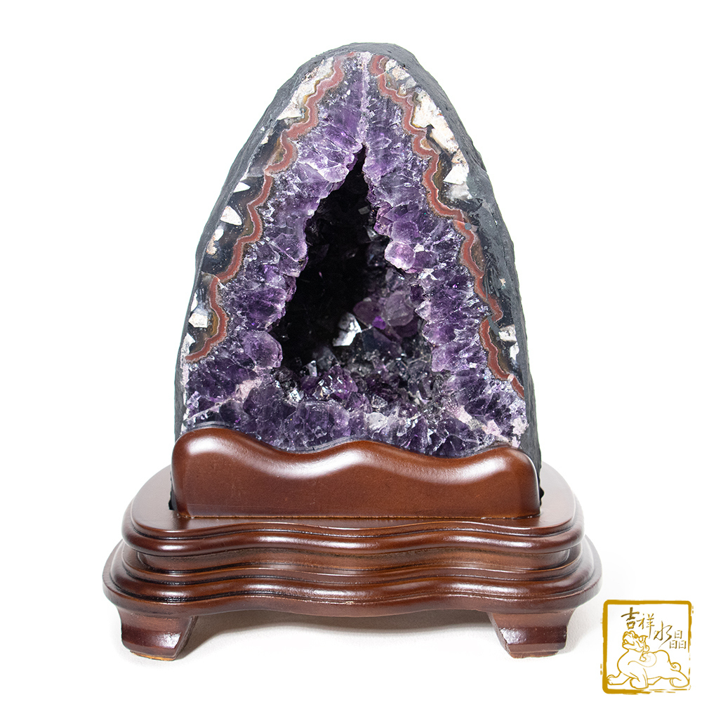 烏拉圭紫水晶立洞 2.9kg 安神智慧