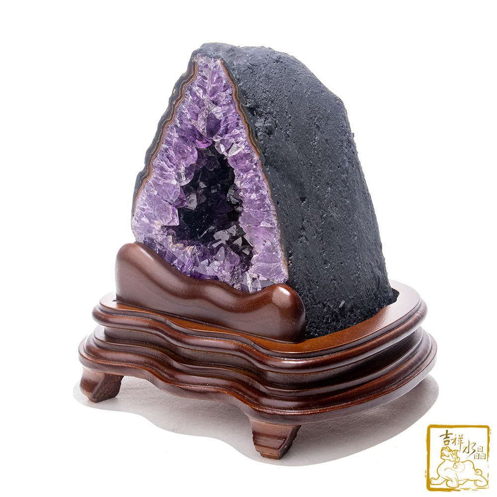 烏拉圭紫水晶立洞 1.57kg 安神智慧