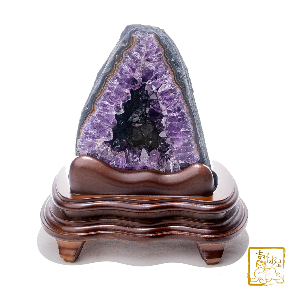 烏拉圭紫水晶立洞 1.57kg 安神智慧