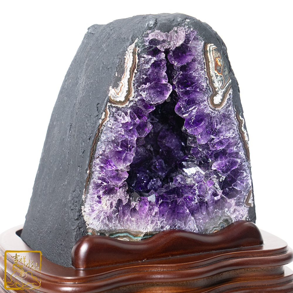 烏拉圭紫水晶立洞 2.14kg 鎮宅化煞