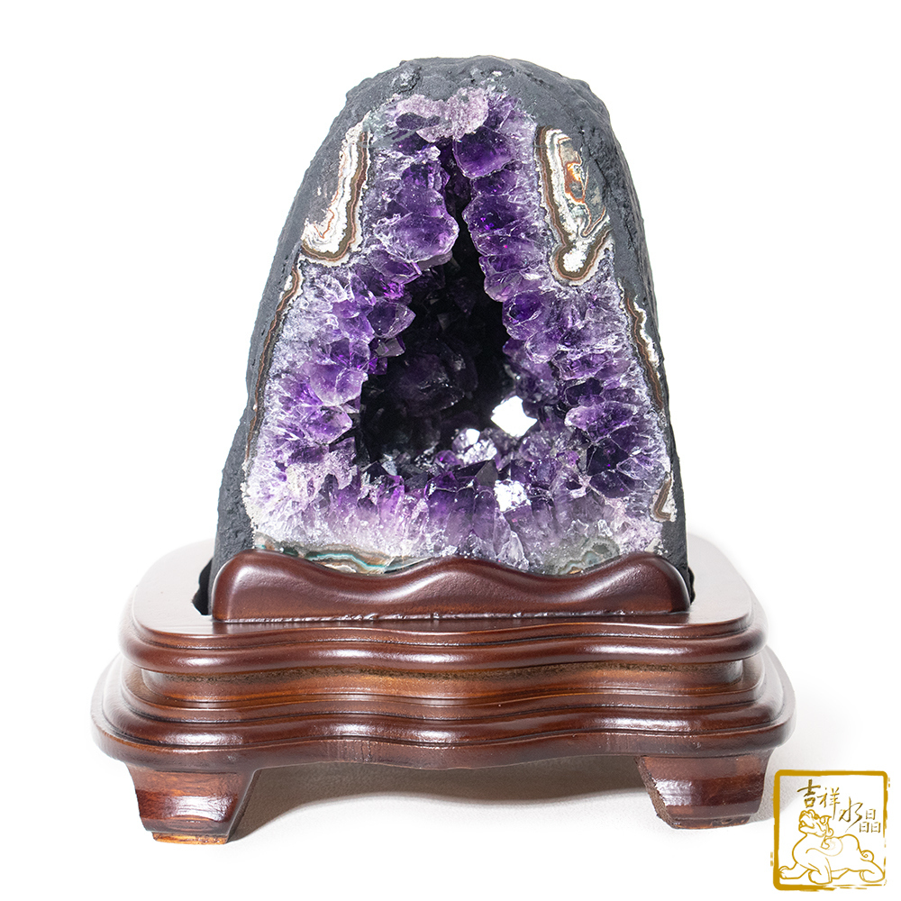 烏拉圭紫水晶立洞 2.14kg 鎮宅化煞