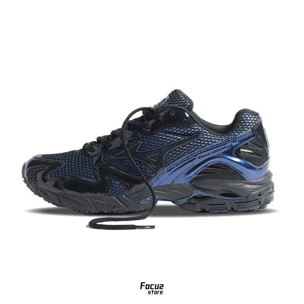 【Focus Store】預購 END. x Mizuno Wave Rider 10 "Black Beauty & Estate Blue" 藍黑 D1GD243401