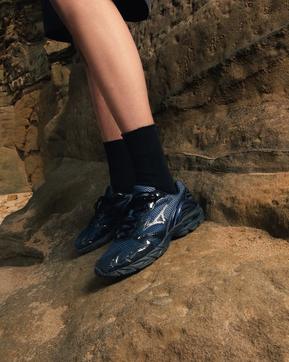 【Focus Store】預購 END. x Mizuno Wave Rider 10 "Black Beauty & Estate Blue" 藍黑 D1GD243401