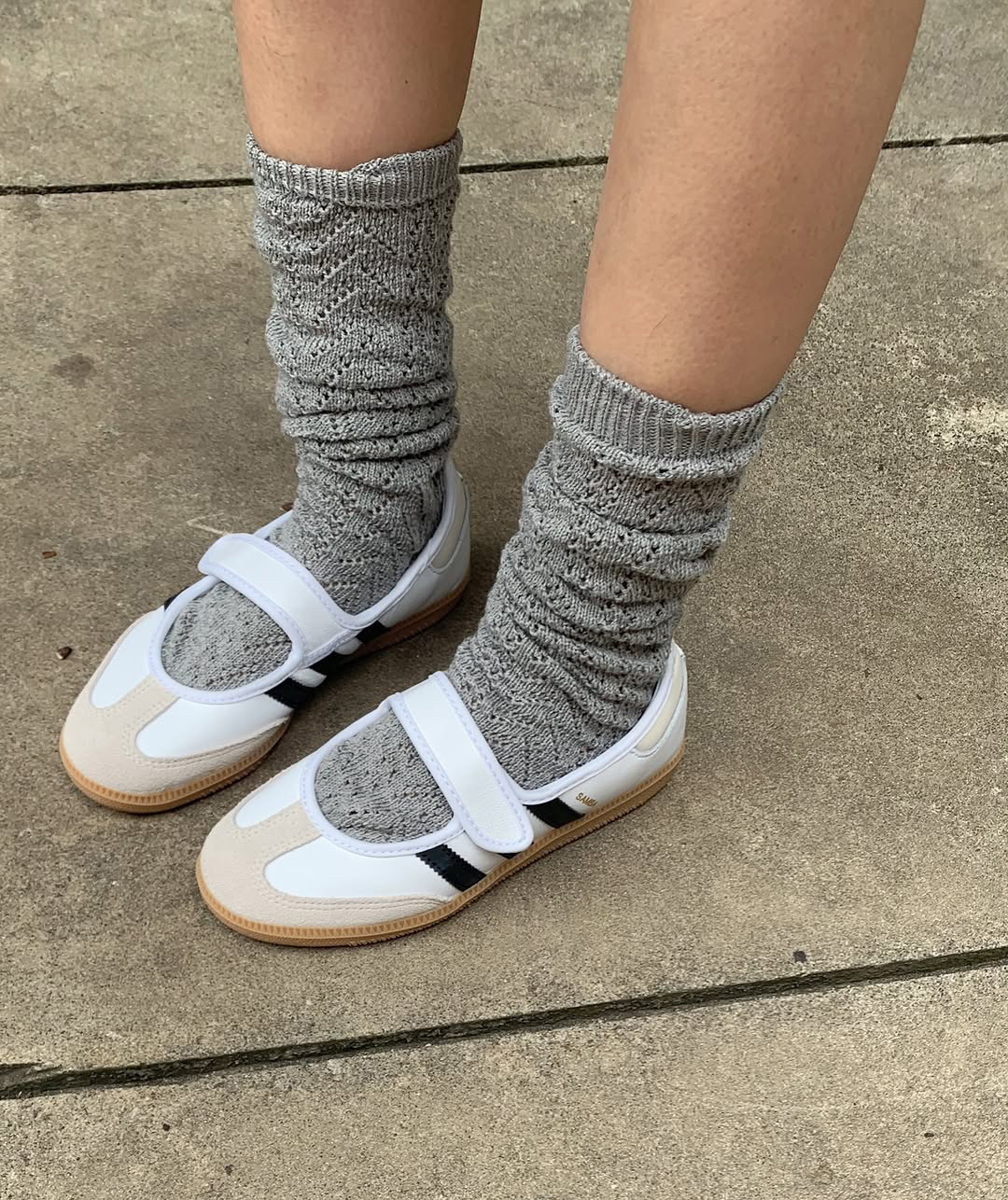 ADIDAS SAMBA JANE 白黑 奶油色 瑪莉珍鞋 瑪麗珍 涼鞋 焦糖底 女鞋 JR1402 / 預購