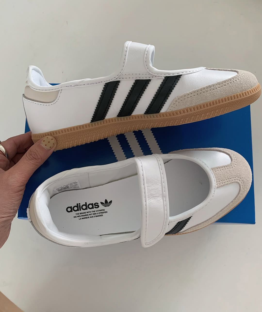 ADIDAS SAMBA JANE 白黑 奶油色 瑪莉珍鞋 瑪麗珍 涼鞋 焦糖底 女鞋 JR1402 / 預購