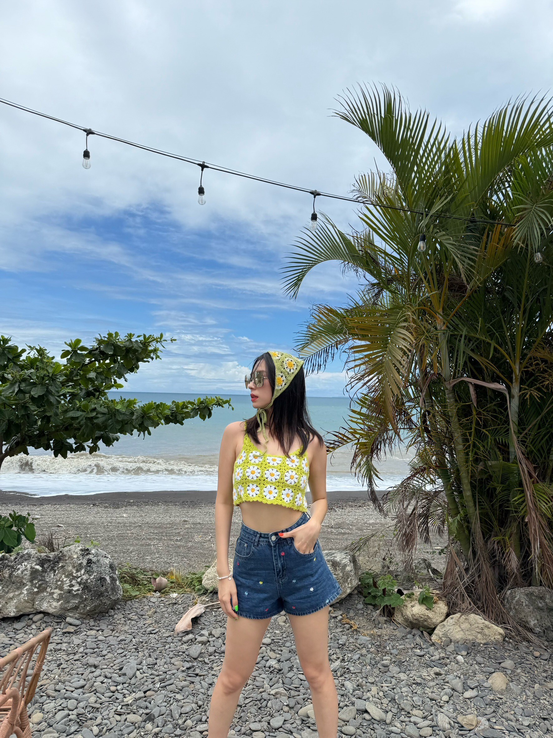 手工針織度假小背心