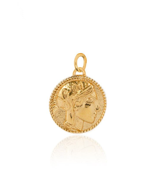 1HM0602-033 HERMINA ATHENS Athena Charm Gold Plated #ATCG (A-EU-E)
