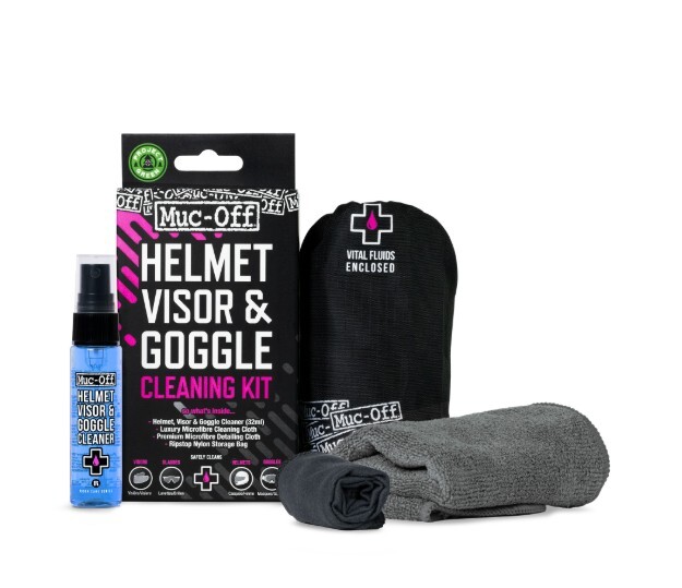 Muc-Off 馬可夫 安全帽＆鏡片清潔束口袋組