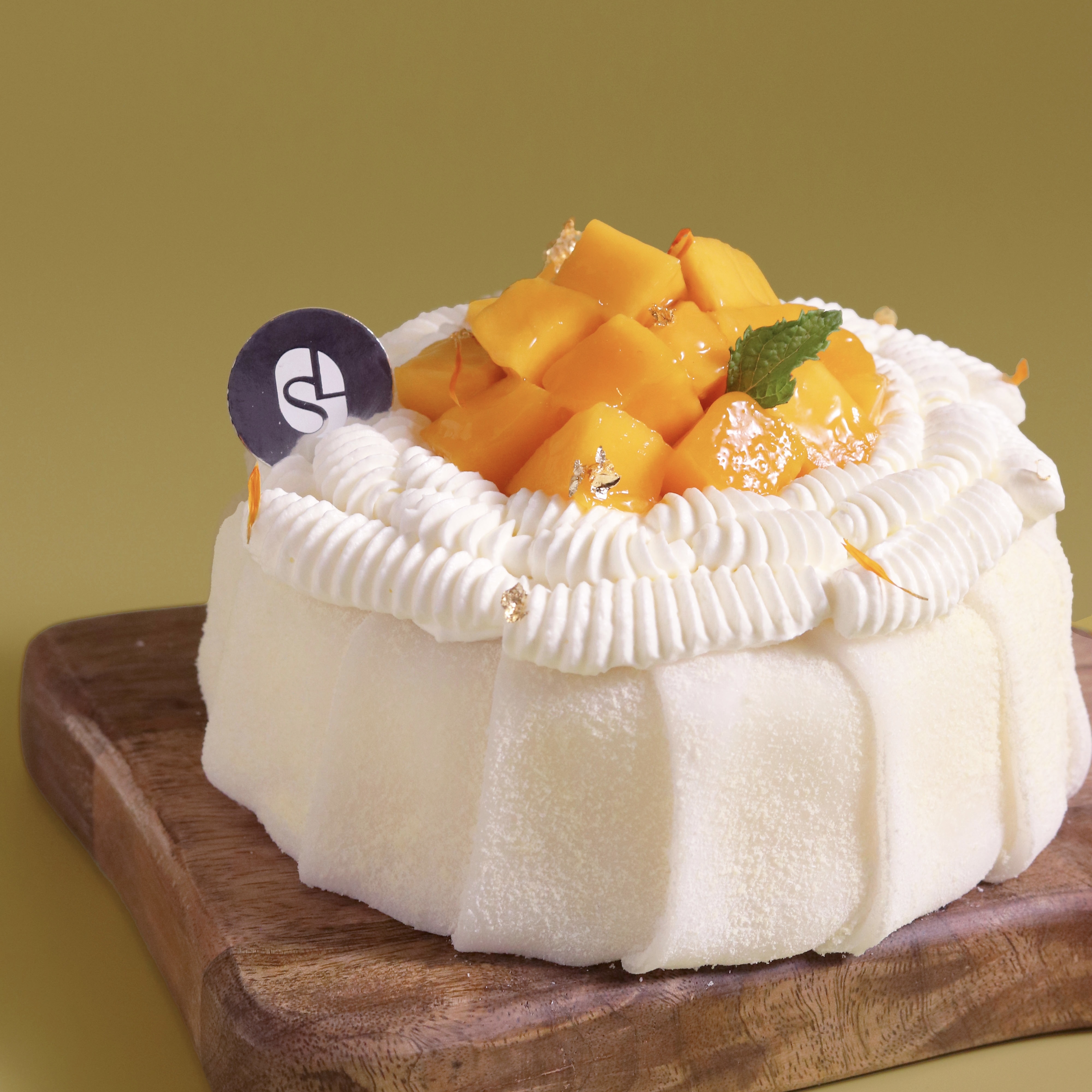 呂宋芒烤布甸大福蛋糕