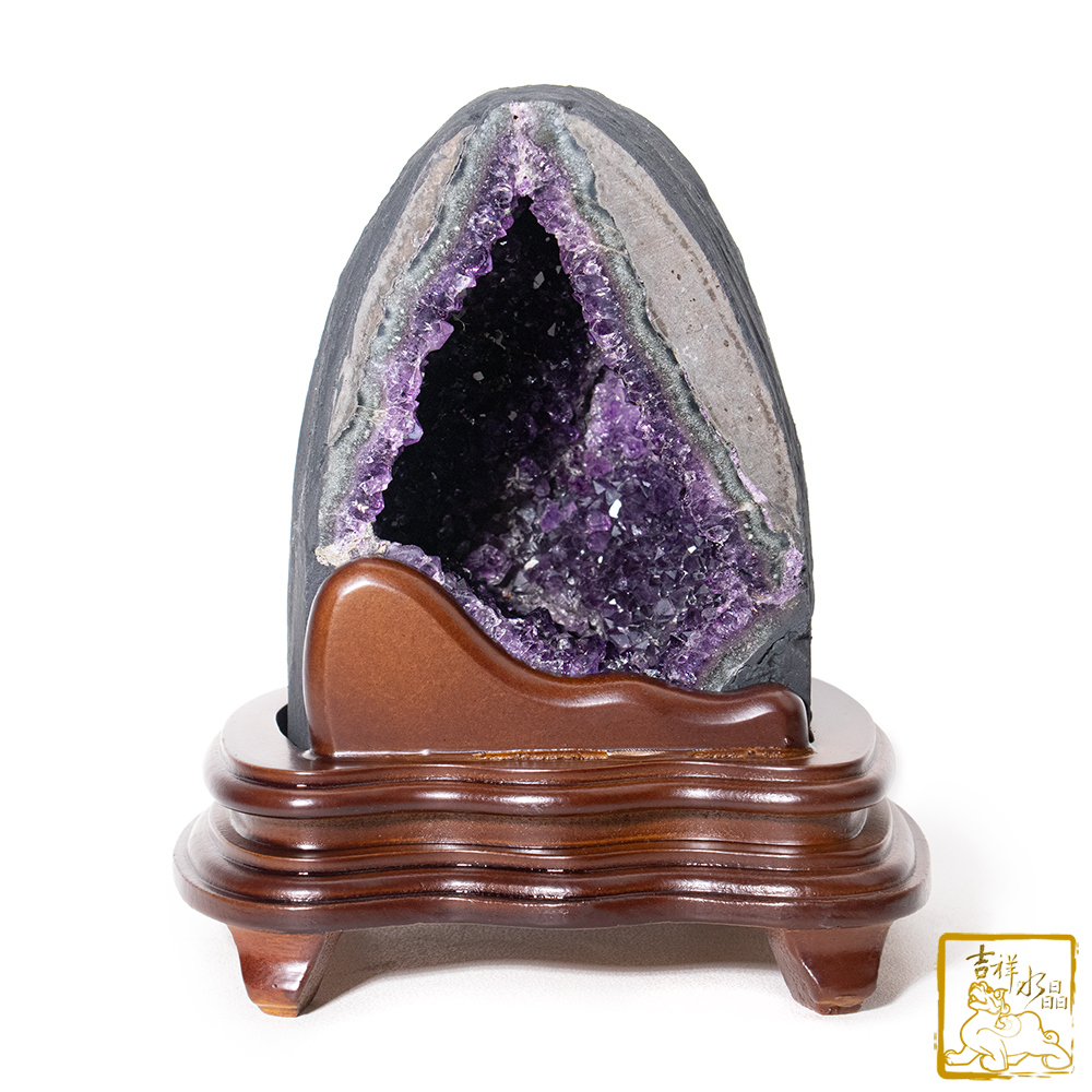 烏拉圭紫水晶立洞 1.56kg 招貴納福