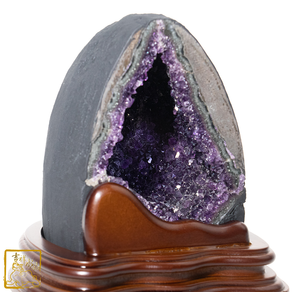 烏拉圭紫水晶立洞 1.56kg 招貴納福