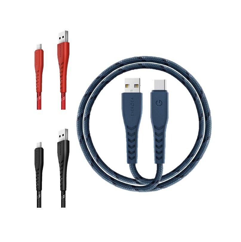 ENERGEA NyloFlex USB-A to USB-C 5A 快充線