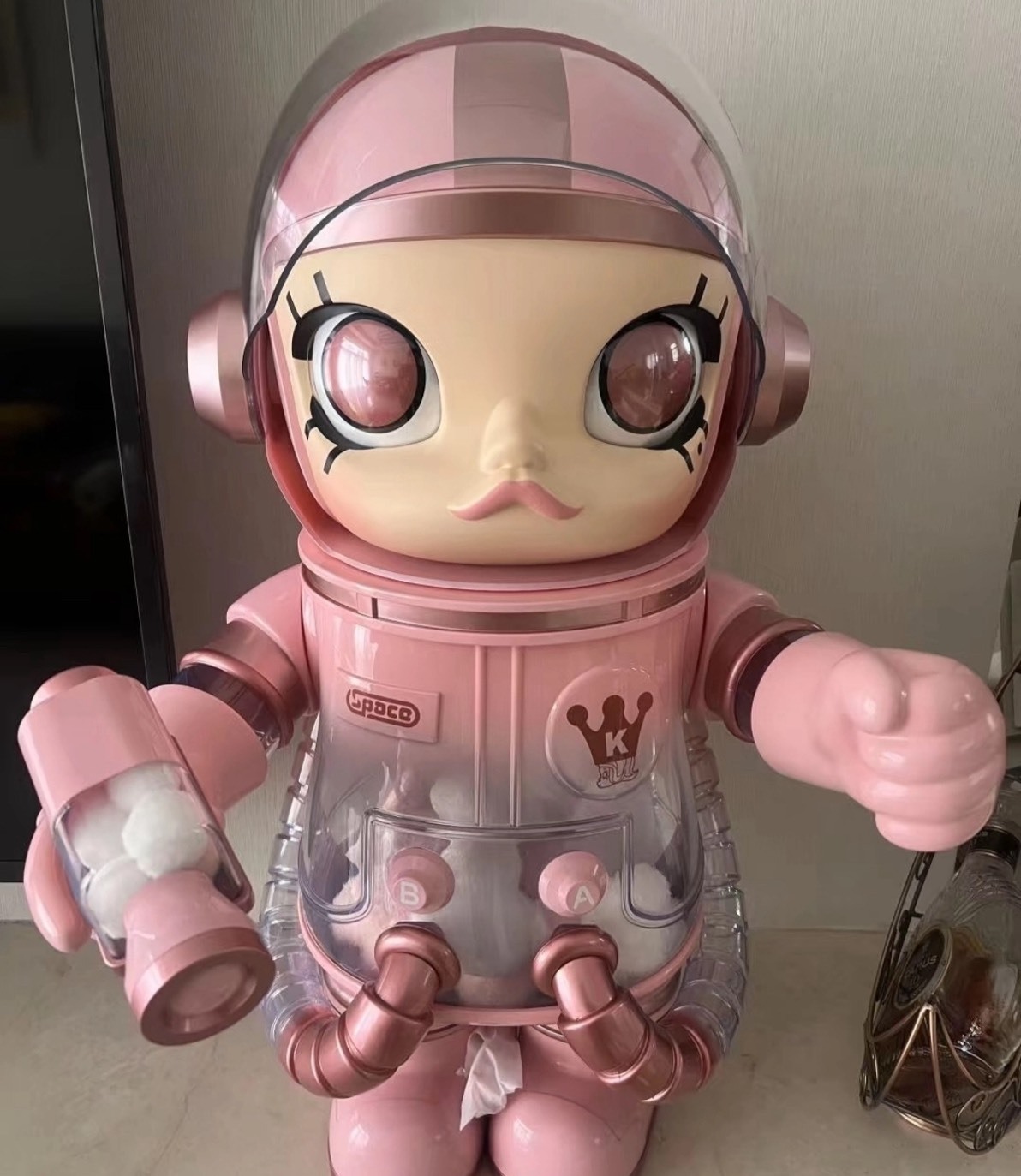 POP MART MEGA SPACE MOLLY 400% 心悅款｜粉紫宇宙 潮流收藏公仔