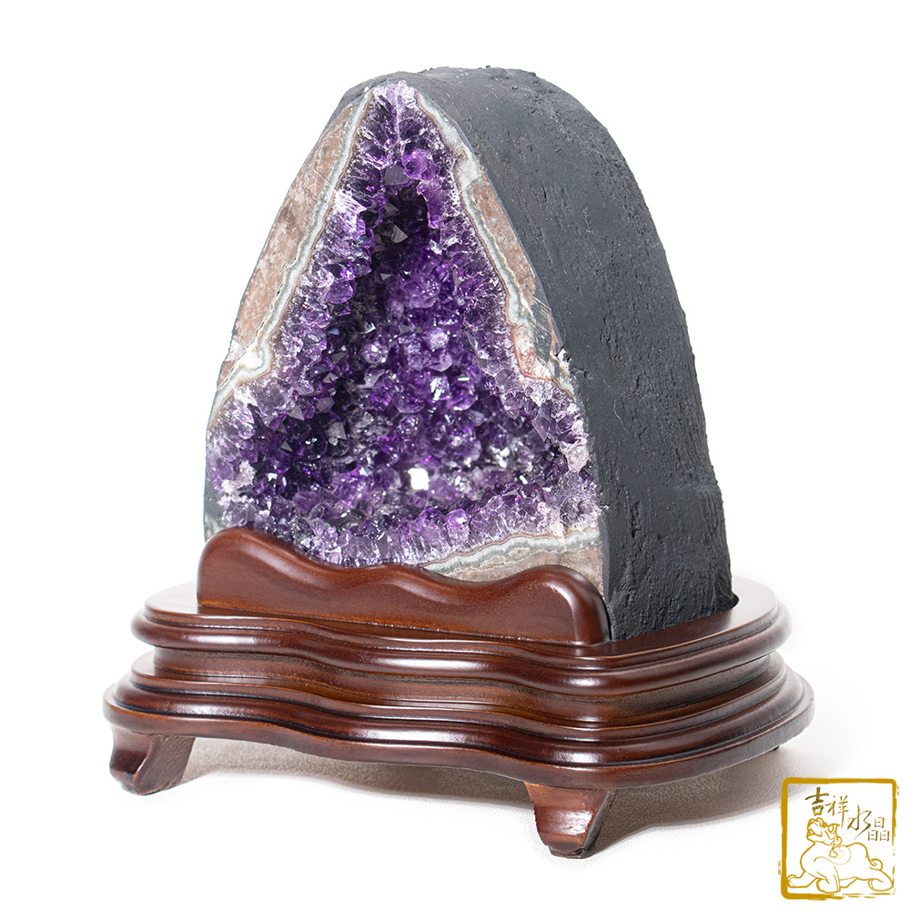 烏拉圭紫水晶立洞 1.7kg 招貴納福