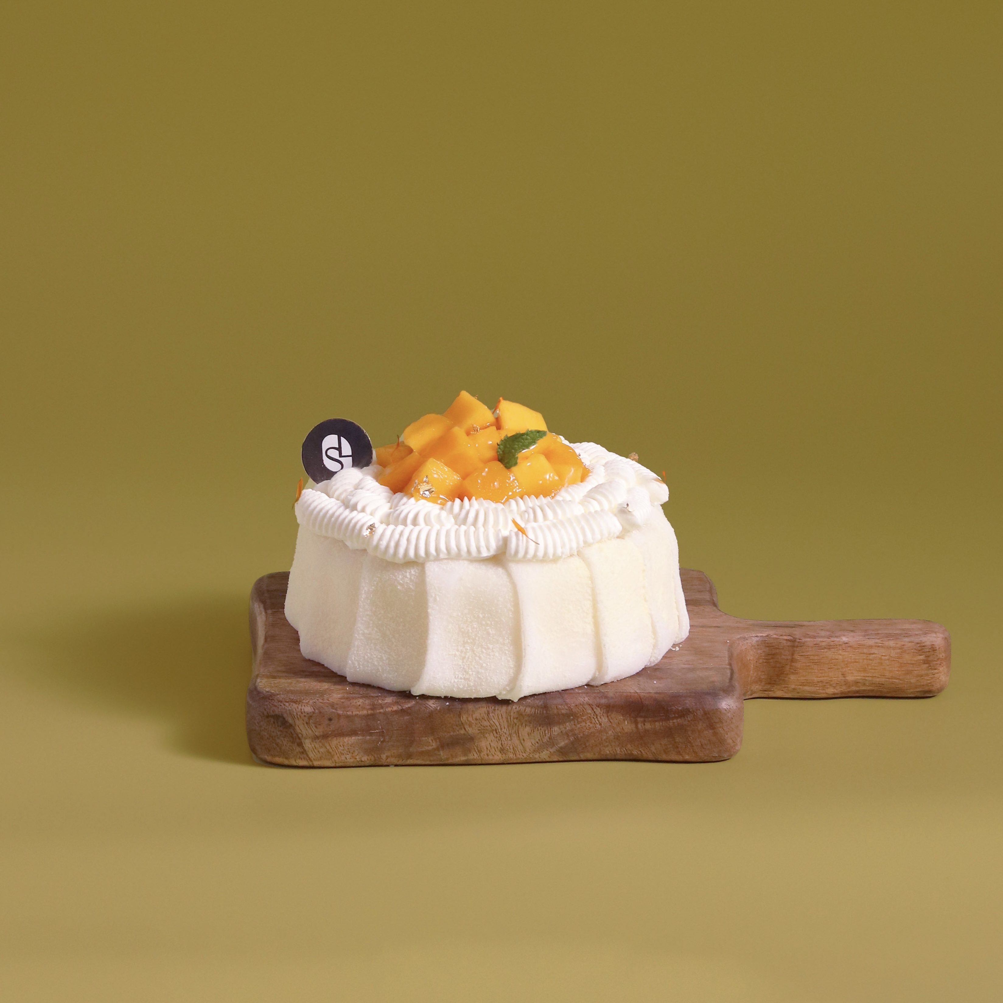 呂宋芒烤布甸大福蛋糕