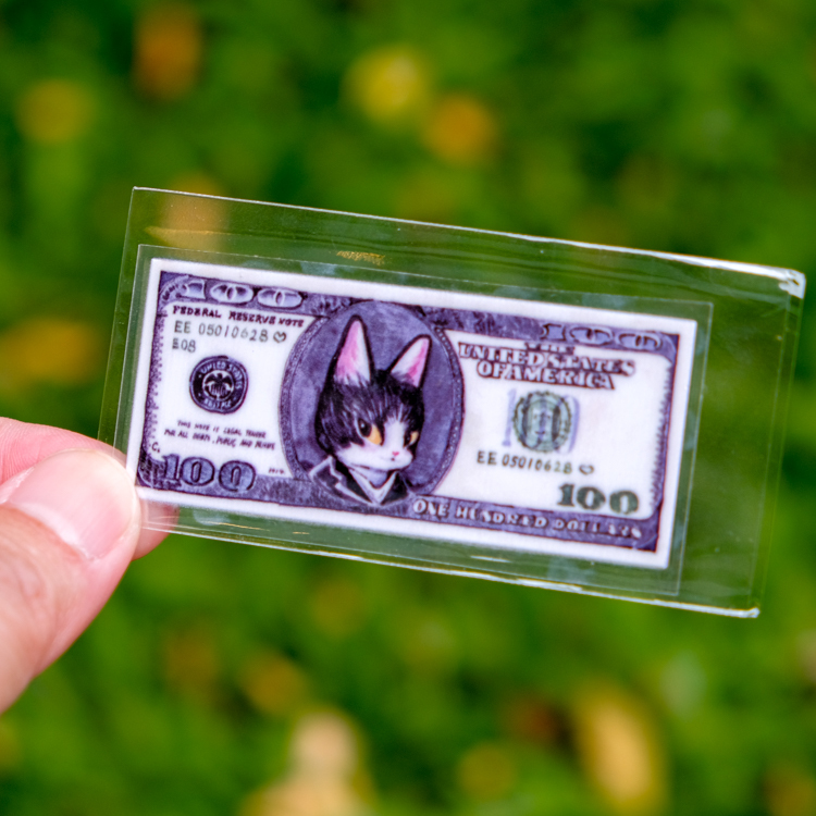 一氏夫婦 Escouple｜轉印貼紙｜美金｜賓士貓