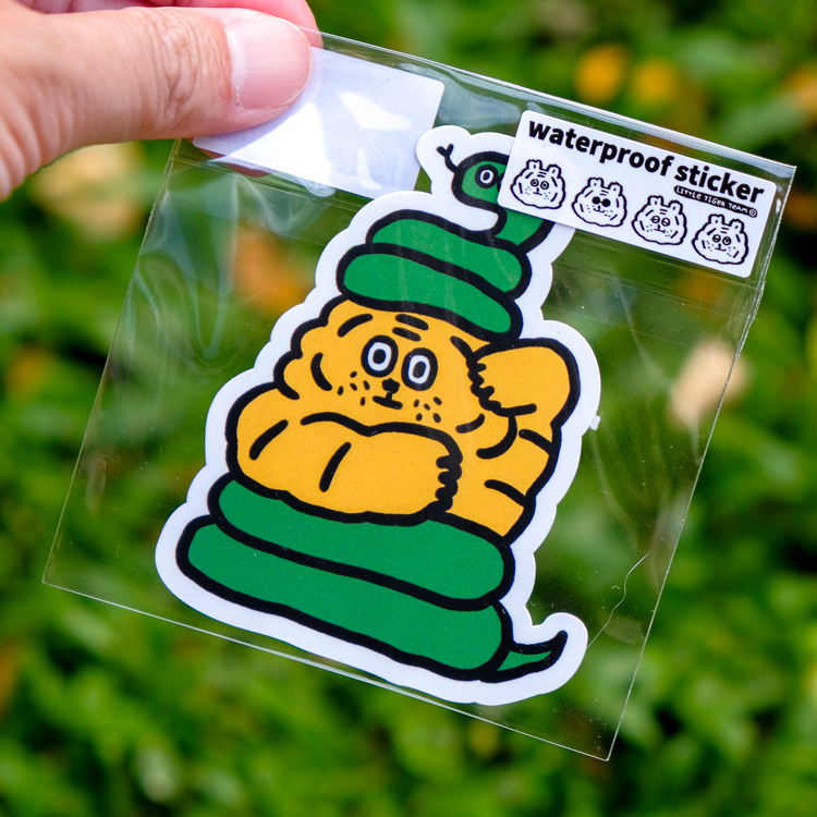 ericoco 小虎day｜防水貼紙｜威廉蛇