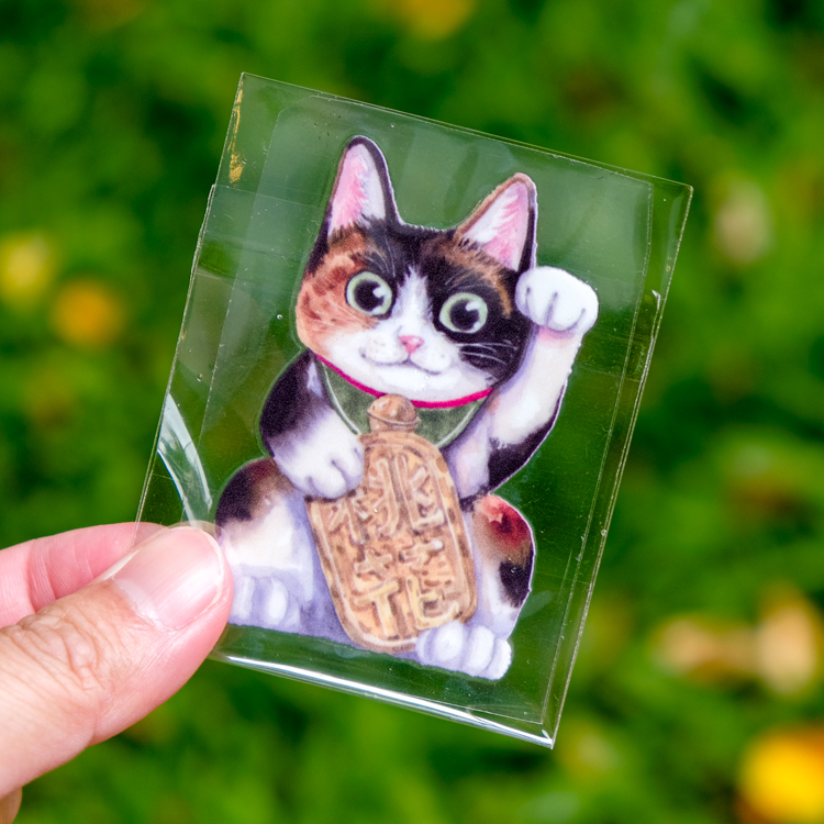 一氏夫婦 Escouple｜轉印貼紙｜招財貓｜三花