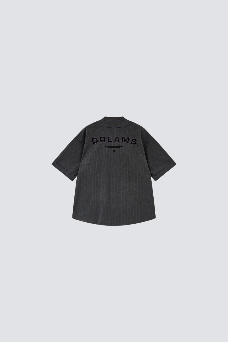 Dreams Baseball shirt ｜Grey｜Hong Kong Original Design